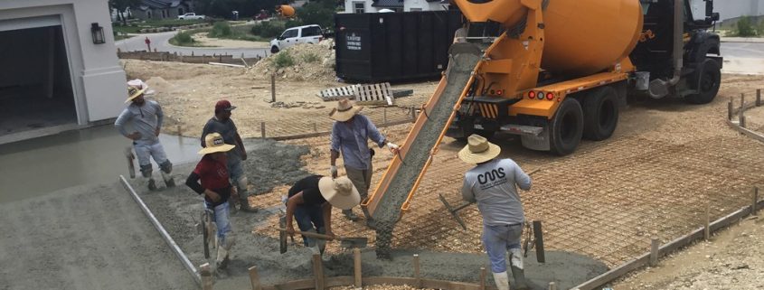 Pouring a Driveway