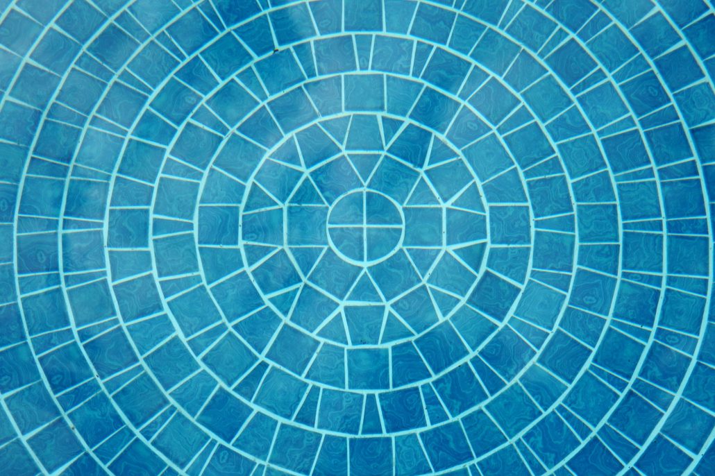Abstract Pool Tile Design