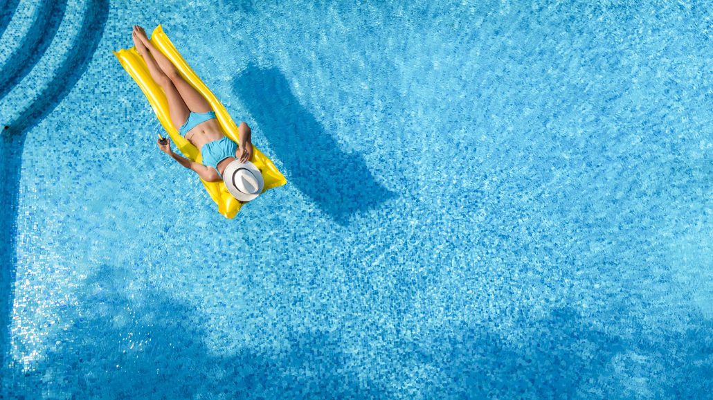 Floating in the Pool