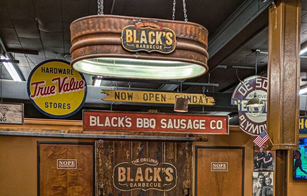 Inside Black's Barbeque